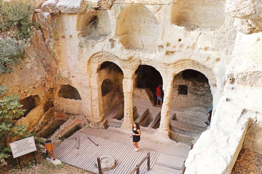 Roman-era tunnel in Hatay built by prisoners