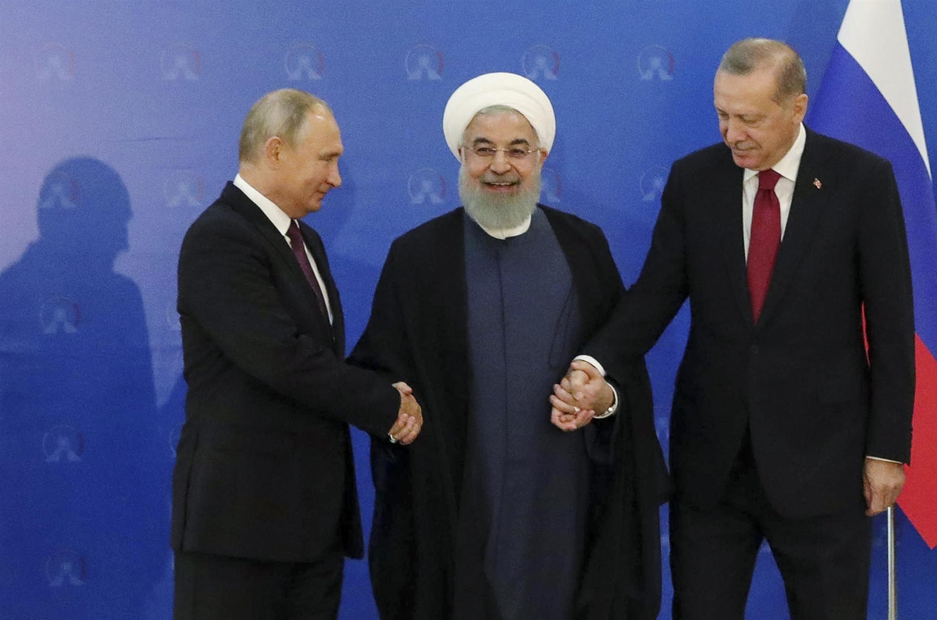 Turkey, Russia, Iran urge Idlib sides to lay down arms