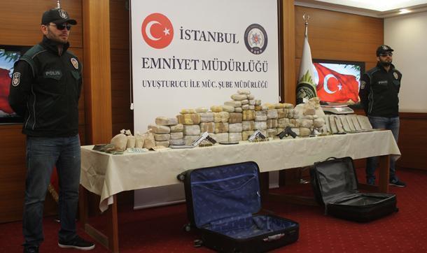 62 tons of drugs seized in eight months in Turkey: Ministry