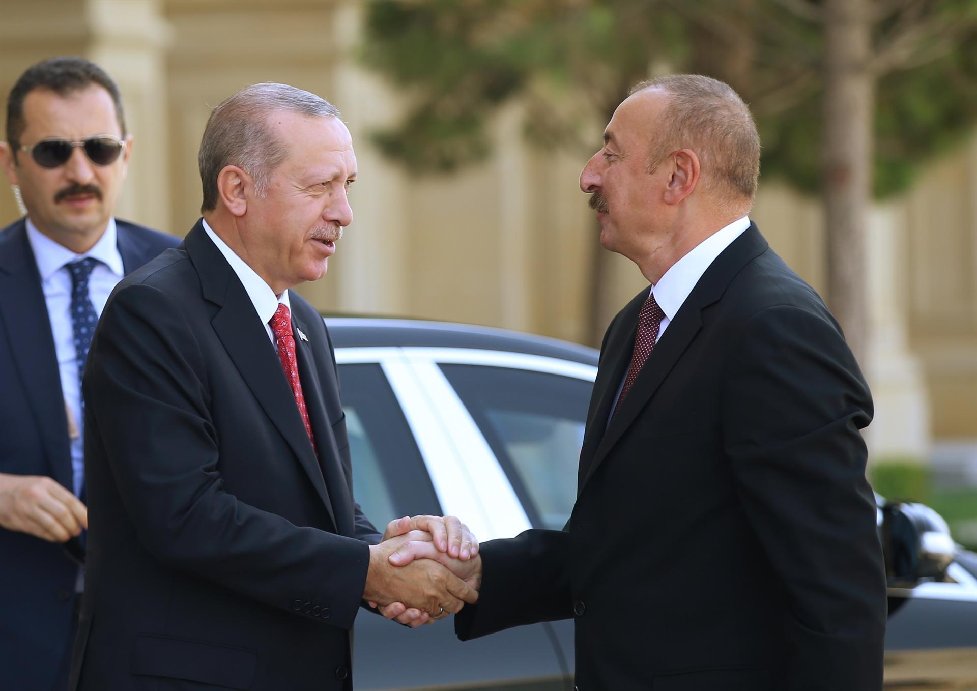 Turkish President Erdoğan arrives in Azerbaijan