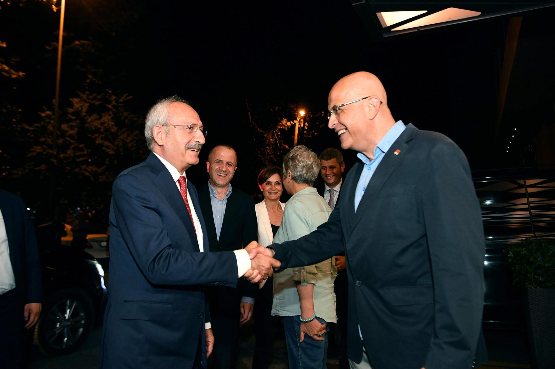 Main opposition CHP lawmaker Berberoğlu speaks after release from prison