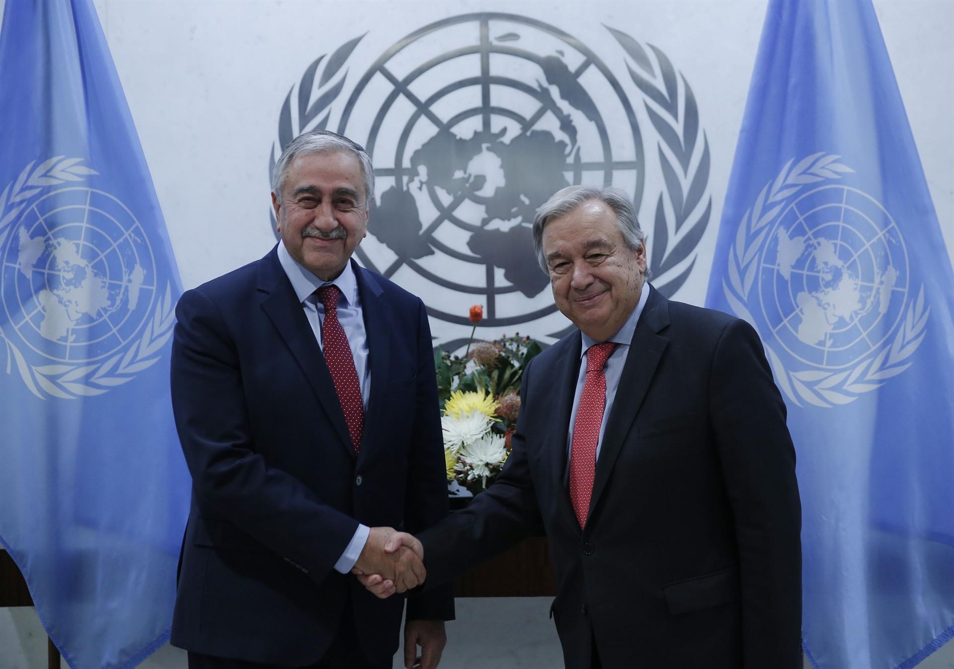 Akıncı, Guterres discuss prospects for renewed Cyprus talks