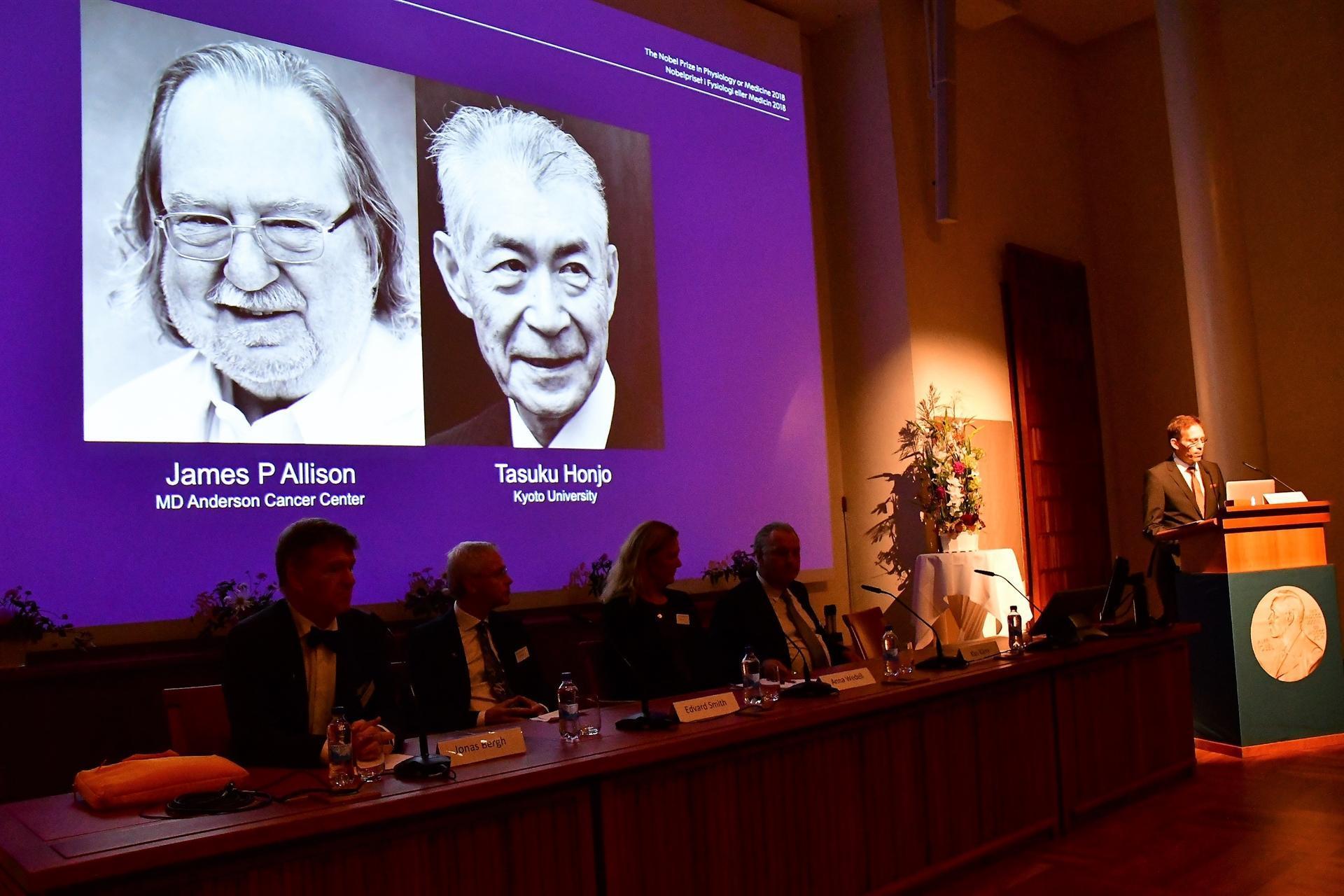 US, Japanese pair win Nobel Medicine Prize for cancer therapy
