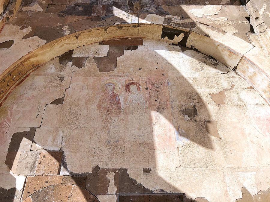 Writings on Ani Ruins become art piece