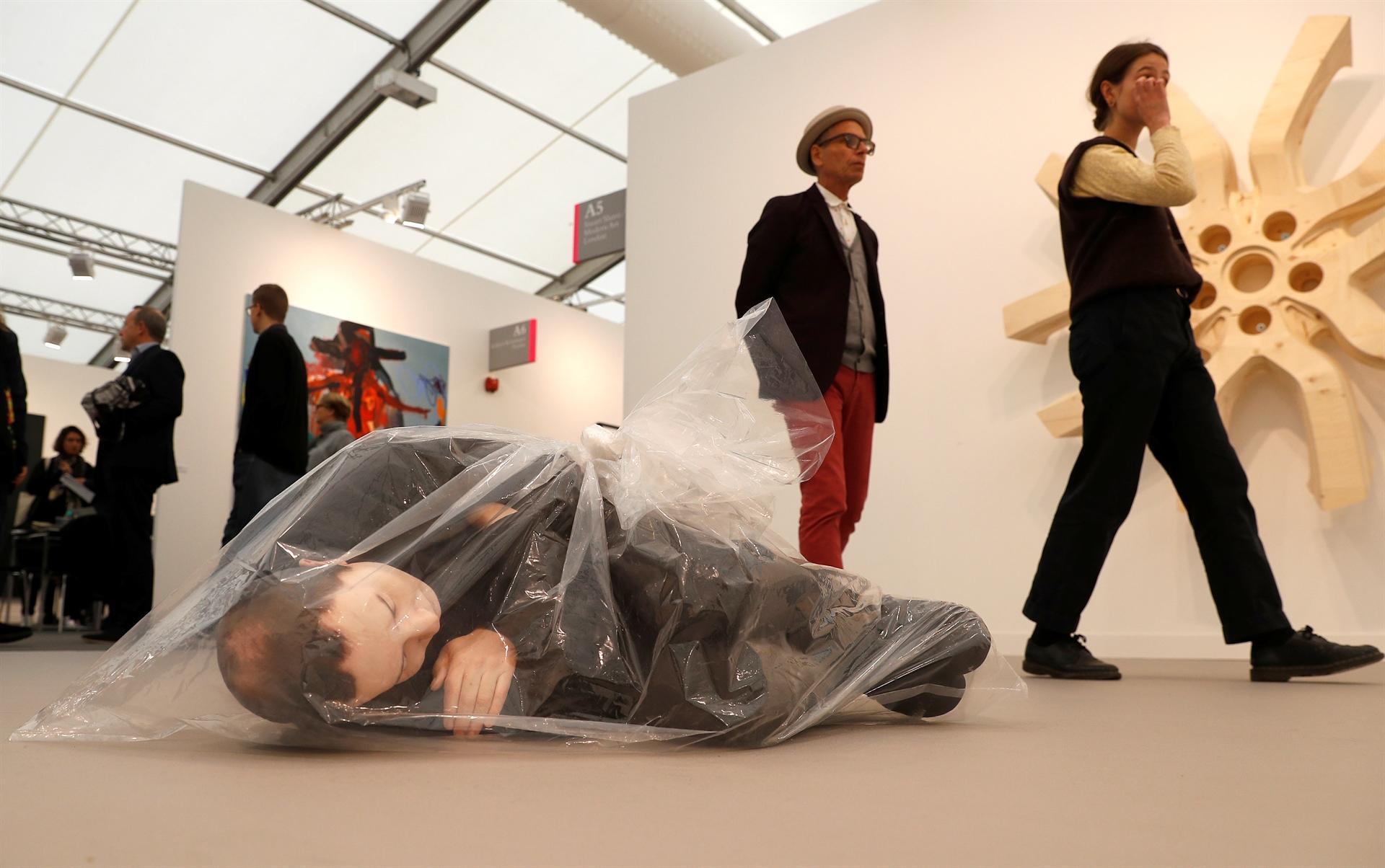 Old and new art worlds meet at London Frieze