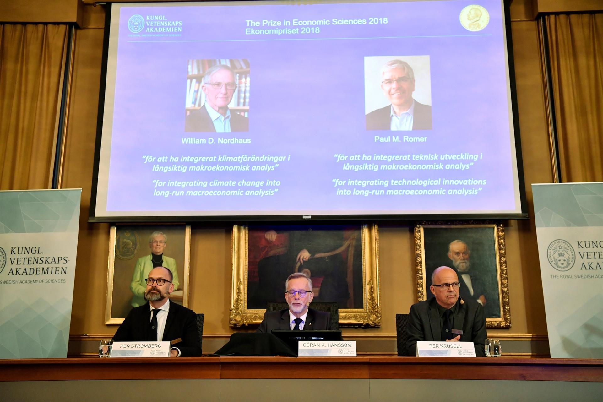 Economics of climate change win Nobel Prize for US duo