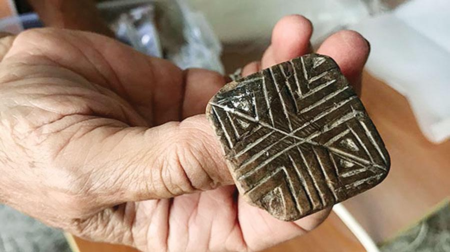 Ancient seal discovered in mound