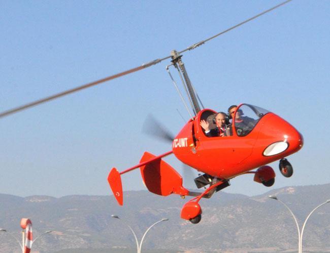 Gyrocopter air taxi service launches in Turkey’s Denizli