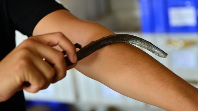 Ancient athletes’ tools unearthed in Çanakkale