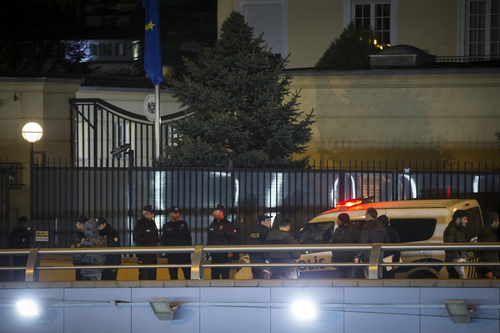 Two detained over shooting near Austrian embassy in Ankara