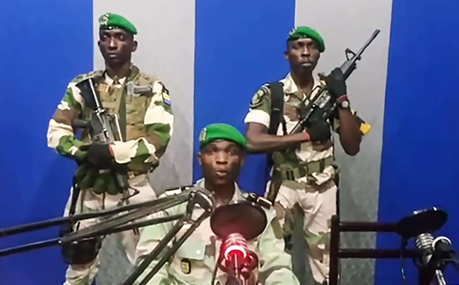 Gabon government says ’situation under control,’ rebels seized