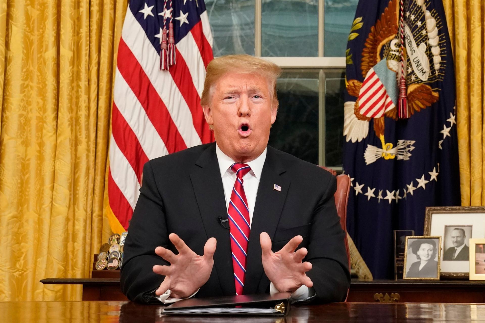 Trump links drugs, violent crime to lack of border wall