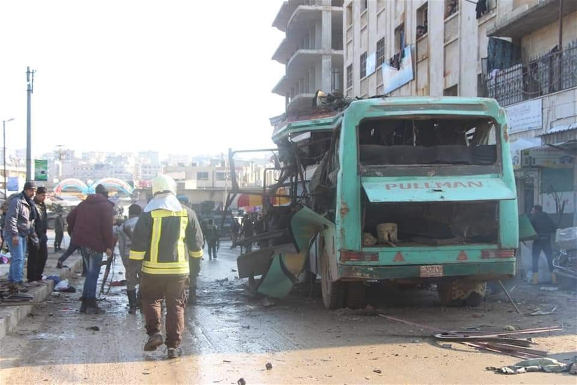 Afrin bomb attack kills three civilians