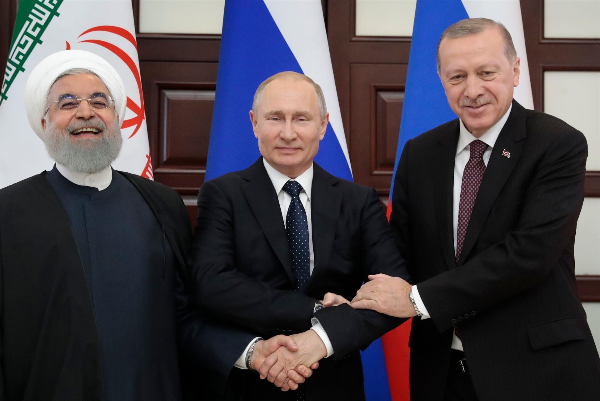 No Syria territorial integrity if YPG stays, Erdoğan says at Sochi summit