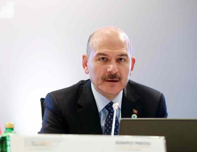 Interior Minister Soylu defends police officer accused of groping female protester