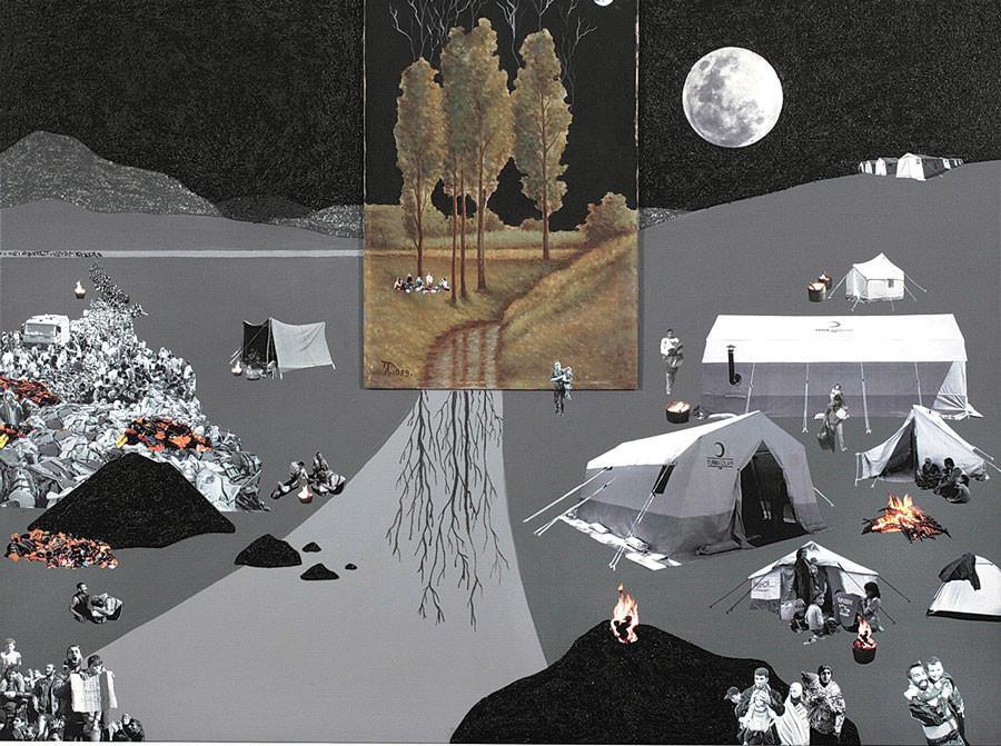 Artist questions geography, migration at Istanbul show