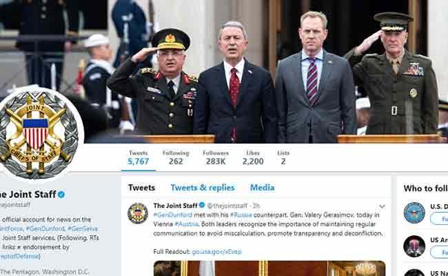 We wanted to portray our support for our ally Turkey: US Joint Chiefs of Staff