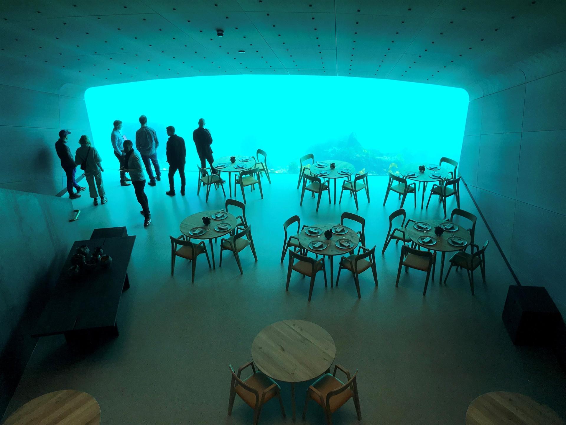 Europes first underwater restaurant opens in Norway