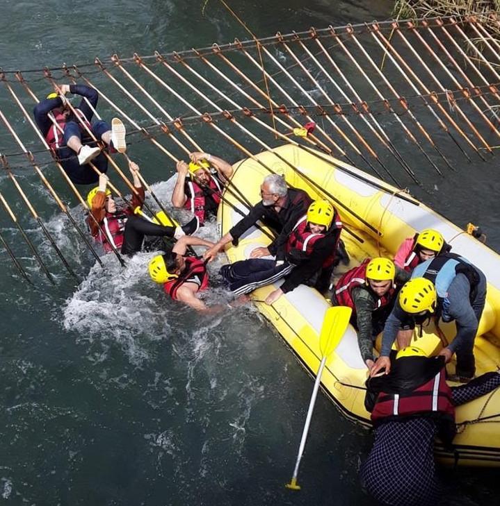 Tourists saved from rafting accident in Turkey’s south