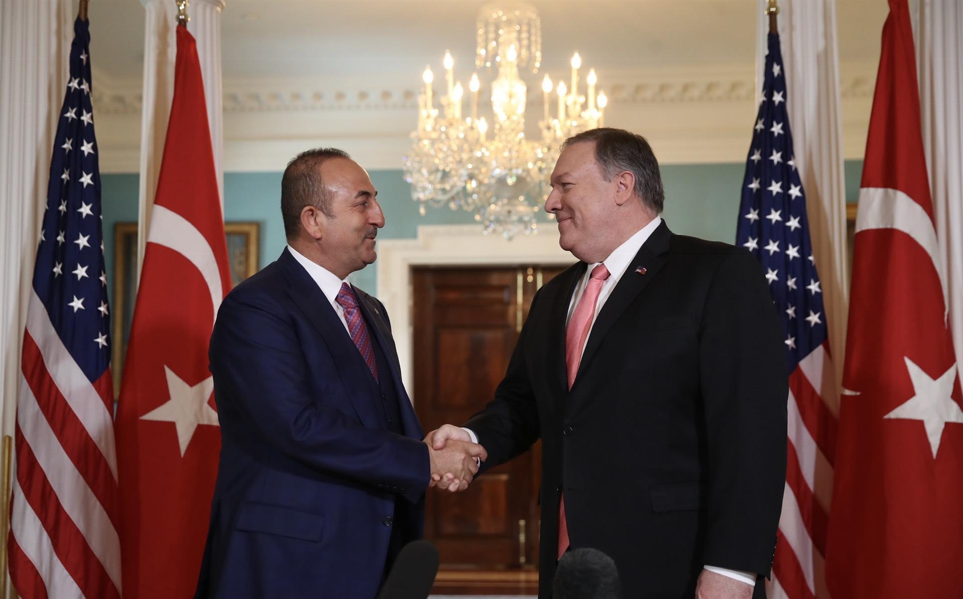 Turkish FM denies Pompeos readout of meeting