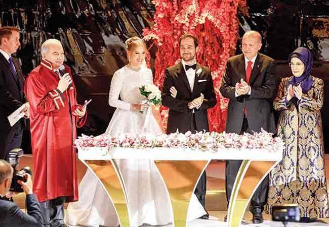 Erdoğan attends fabulous wedding ceremony at Istanbul’s Çırağan Palace