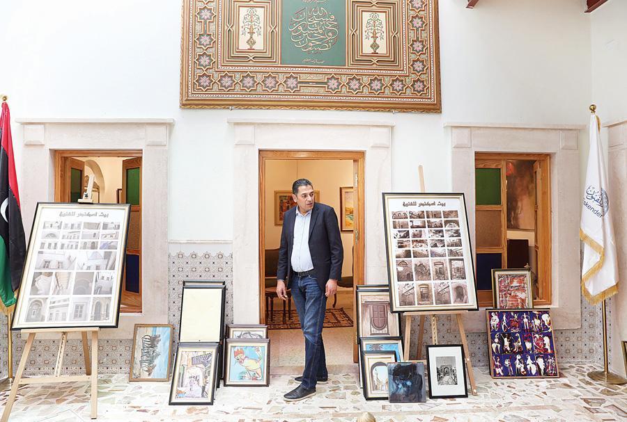 As war rages, Tripoli art gallery opens in rundown old city