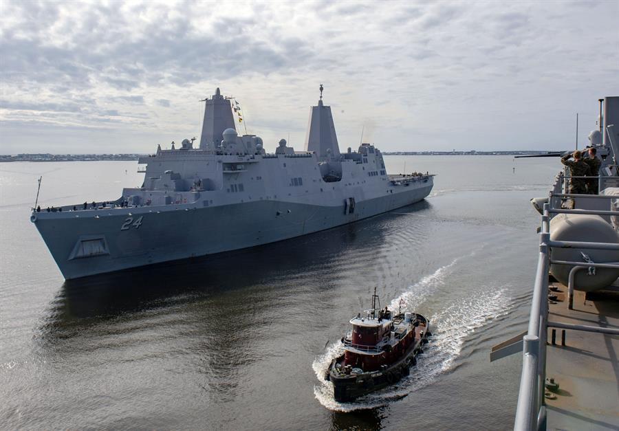 US sends naval strike group as tensions rise with Iran