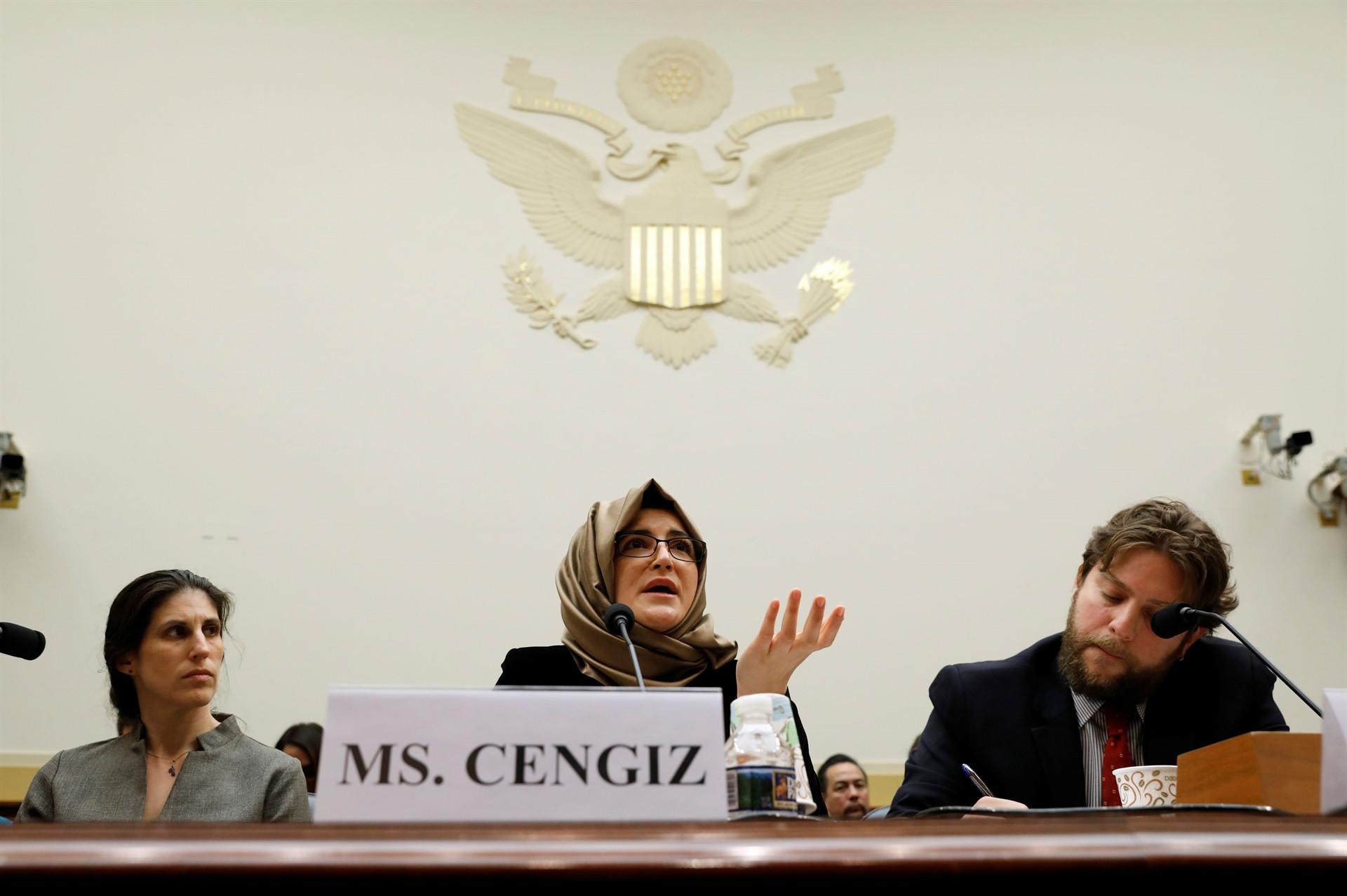 Khashoggis fiancee urges US to hold Saudis accountable