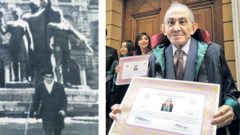 Law degree comes half century later