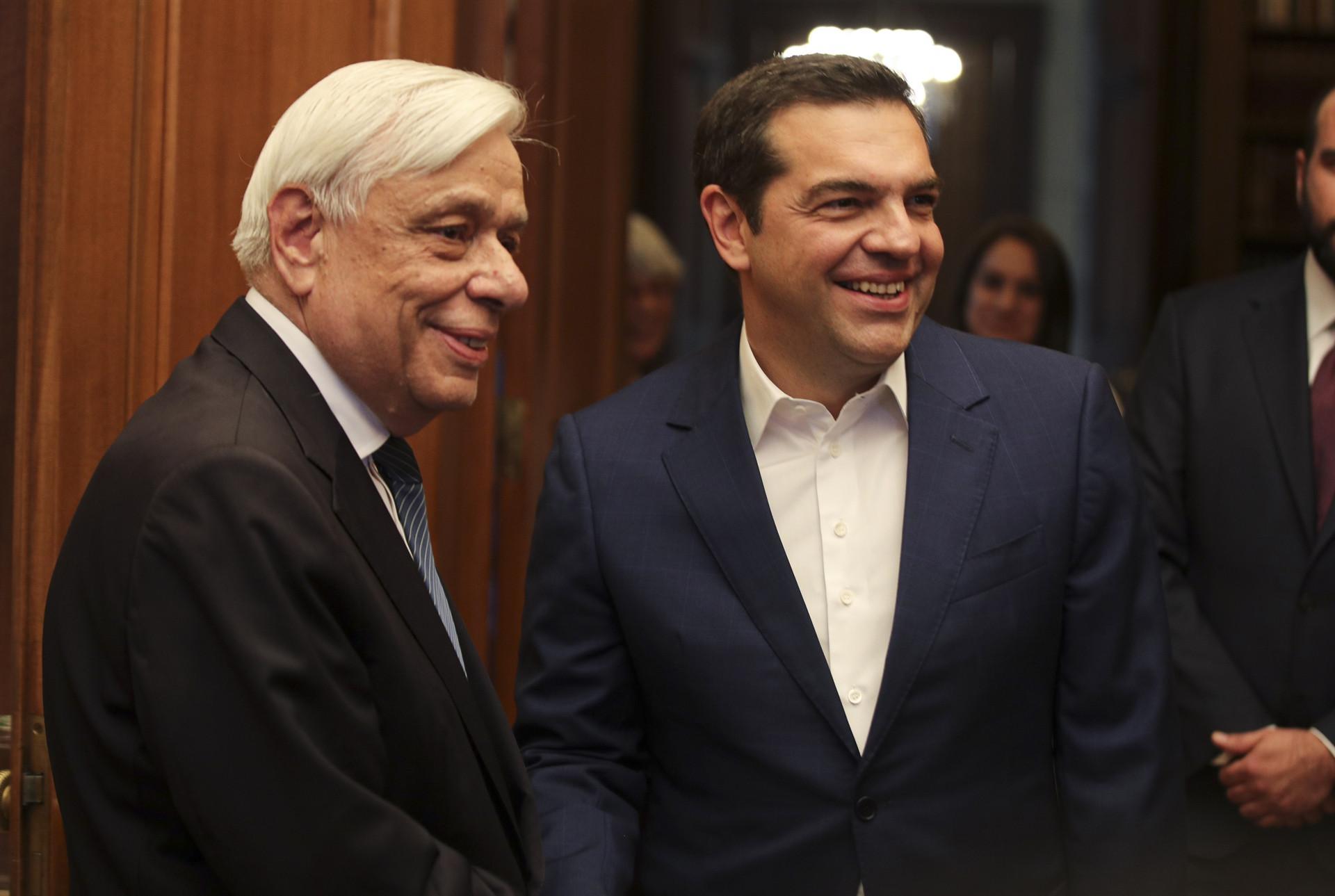 Greek president OKs request for early election on July 7