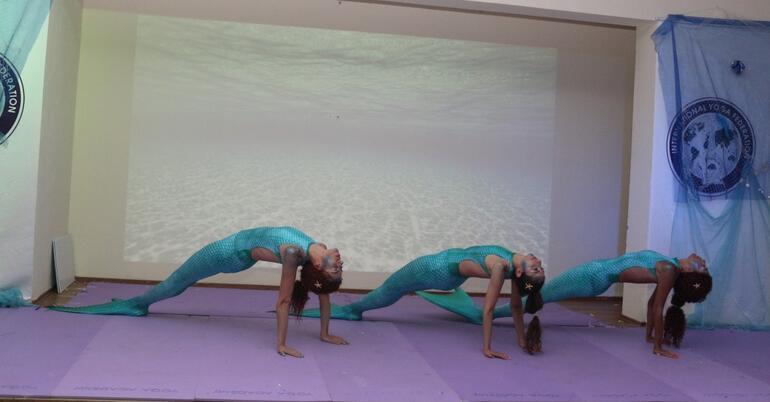 Turkish yoga athletes’ message: Stop water pollution