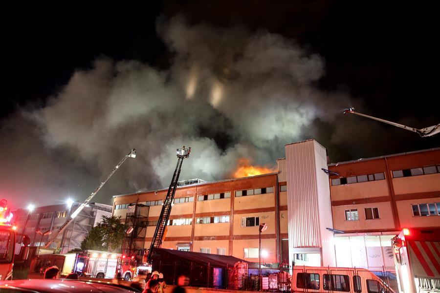 Four workers killed in Istanbul factory fire
