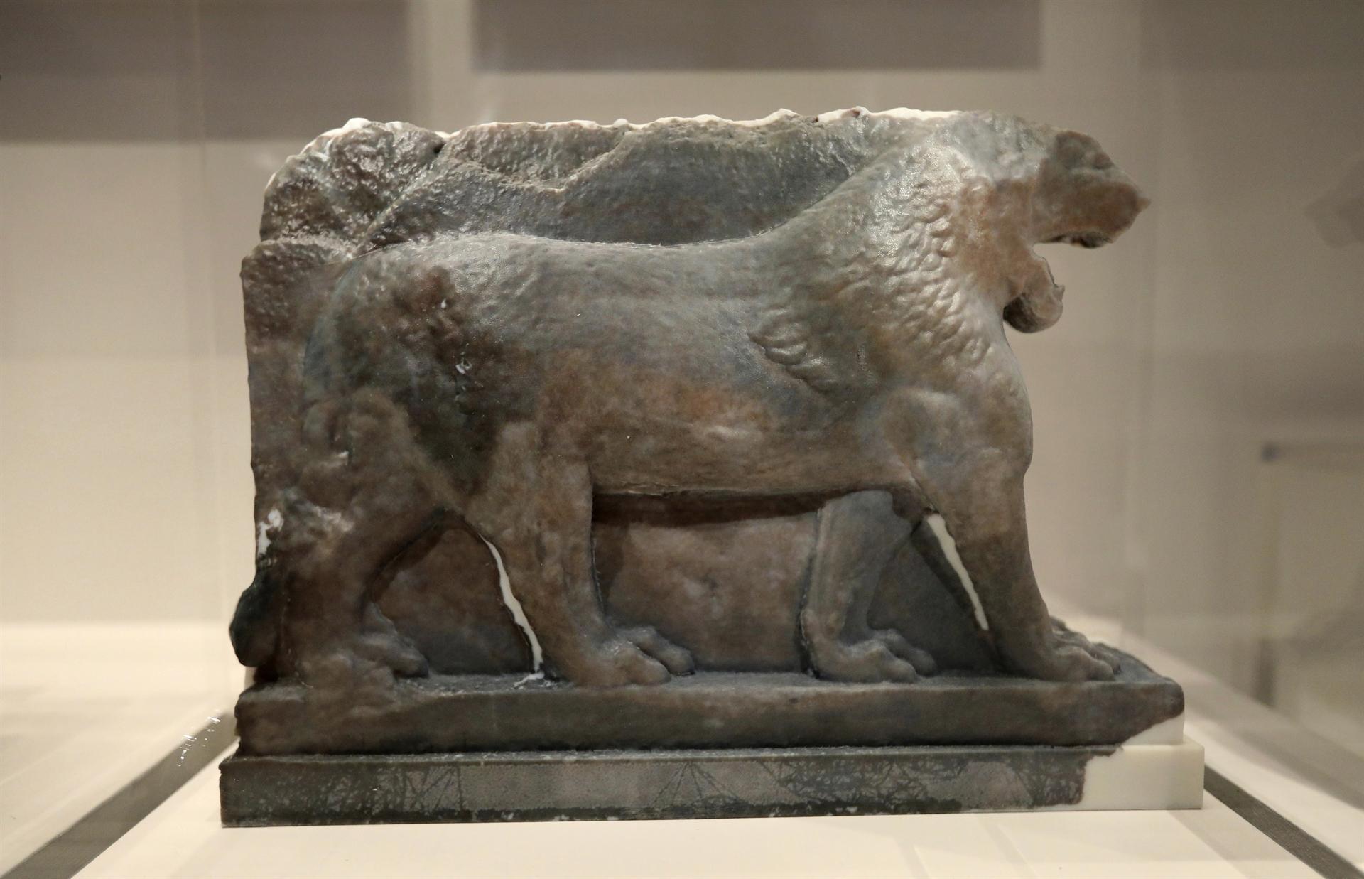3-D printing recreates ancient sculpture destroyed by ISIL