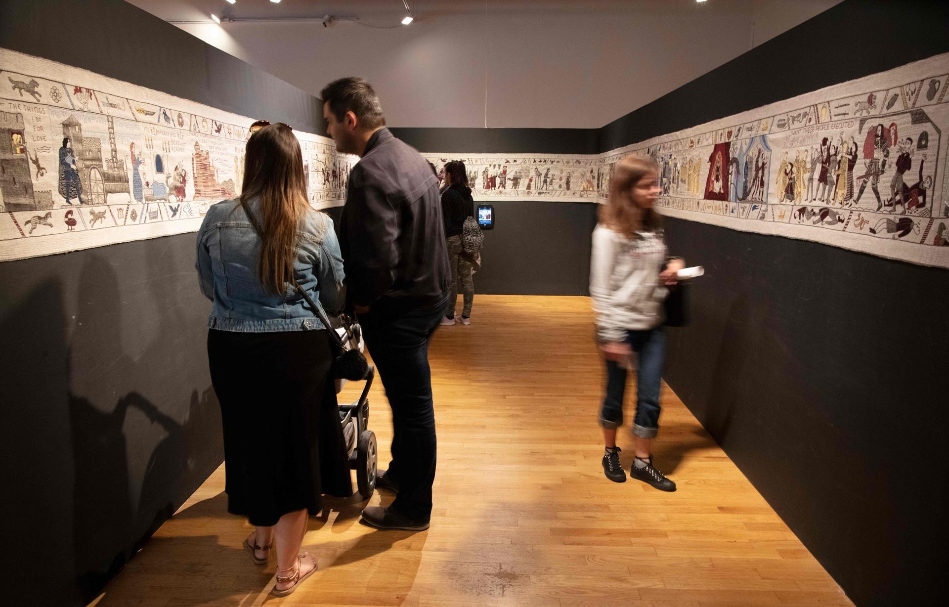 Thrilling yarn: Tapestry depicts Game of Thrones saga