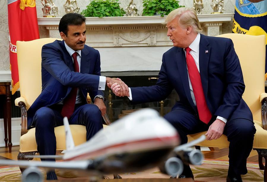 Trump gives warm welcome to Qatar amid Persian Gulf disputes