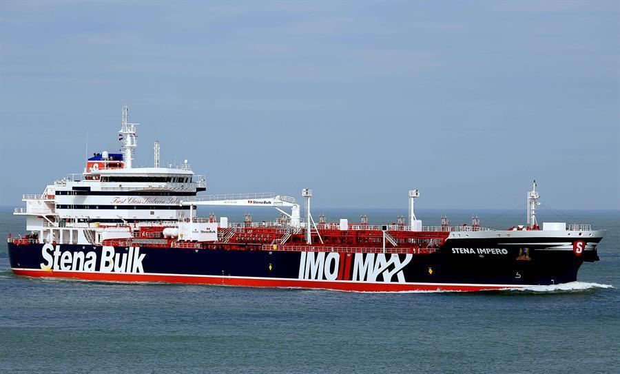 Iran probes British-flagged tanker seized after ’collision’