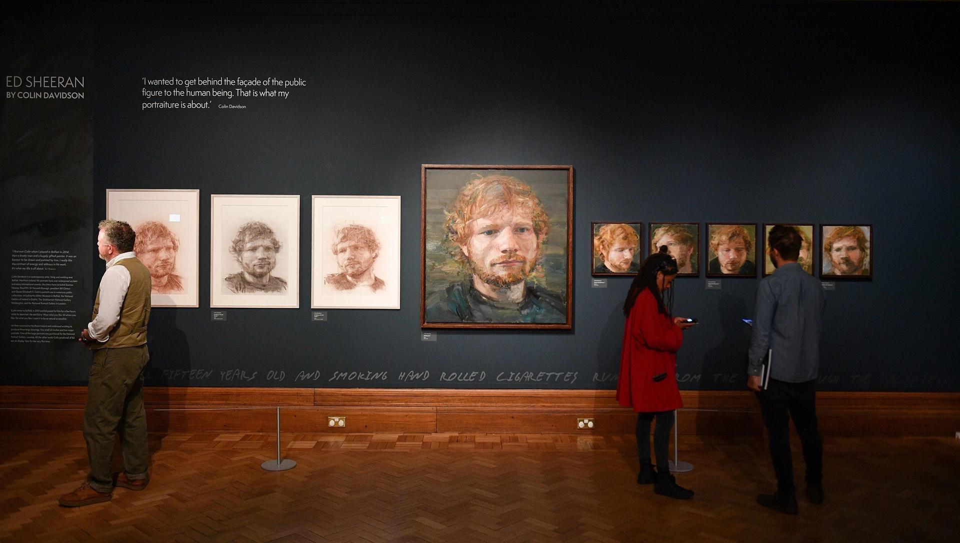 English town celebrates local hero Ed Sheeran
