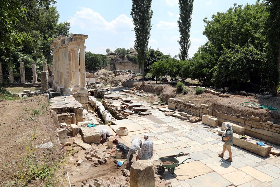 Ancient price list undergoing restoration