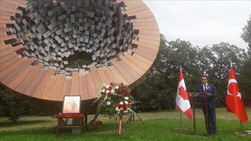 Turkey commemorates slain diplomat in Canada