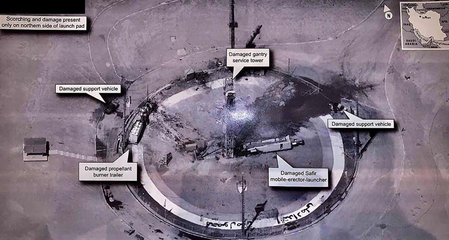 Satellite Trump tweeted about undamaged: Iran
