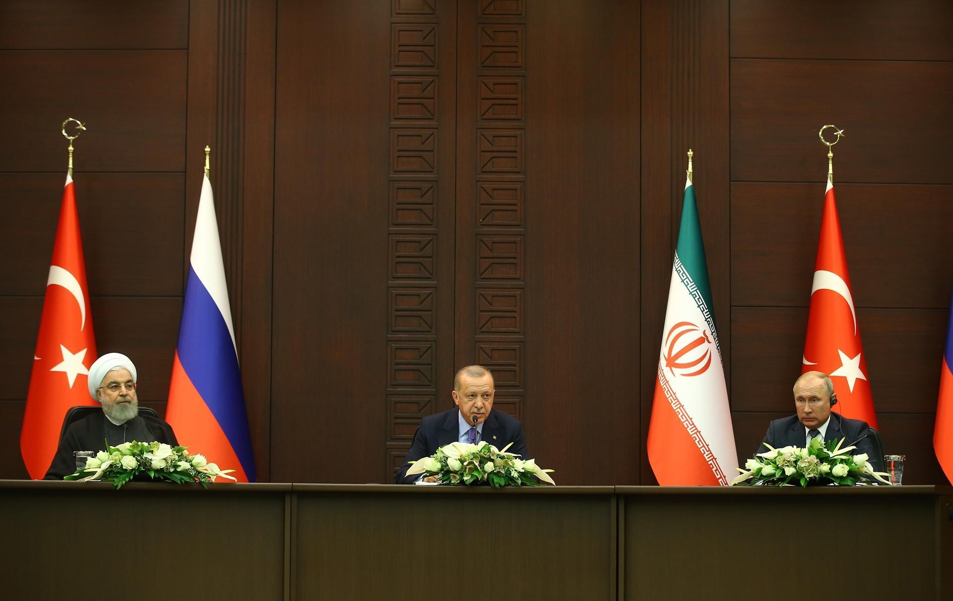 Turkey, Iran, Russia agree on forming constitutional committee in Syria