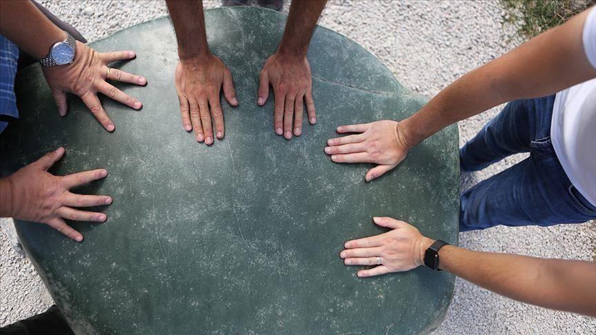 Wish stone in Hattusha lures tourists