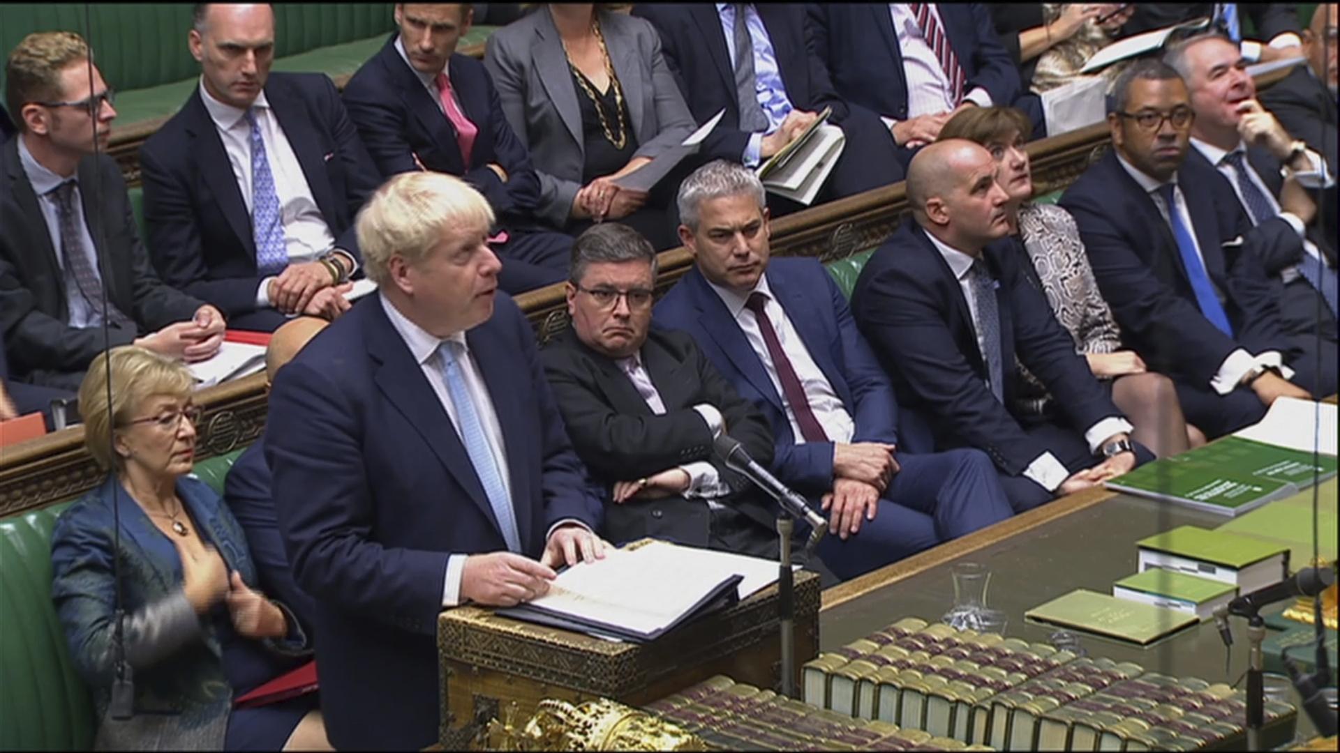 Boris Johnson presents new Brexit plan to UK Parliament