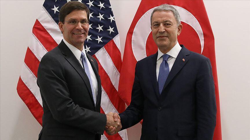 Turkish, US defense chiefs discuss Syria safe zone