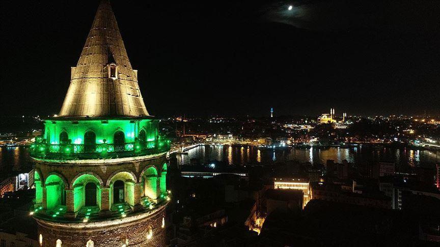 Istanbul shines green for Cerebral Palsy