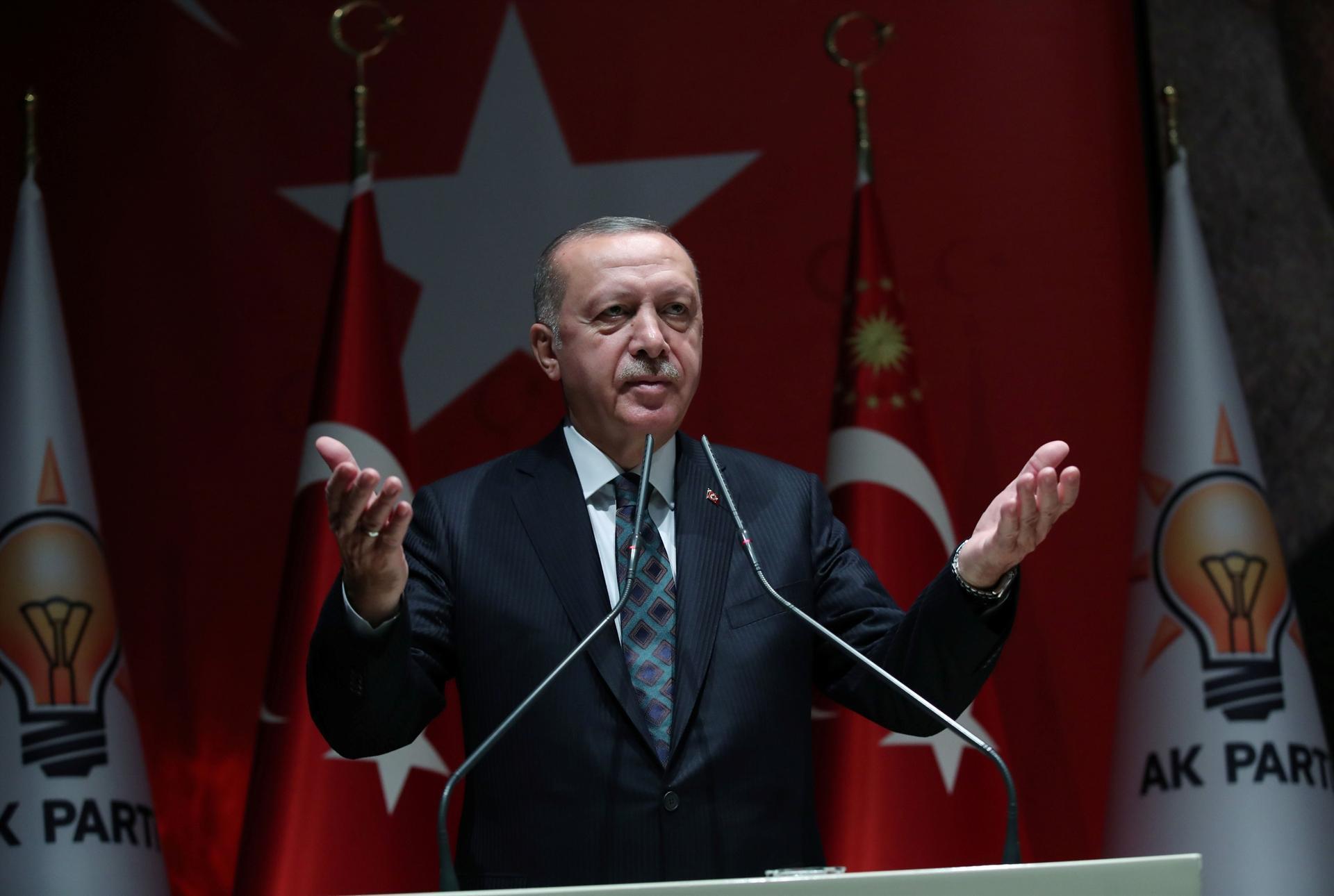 Turkish op to avoid a terror state in Syria: Erdoğan