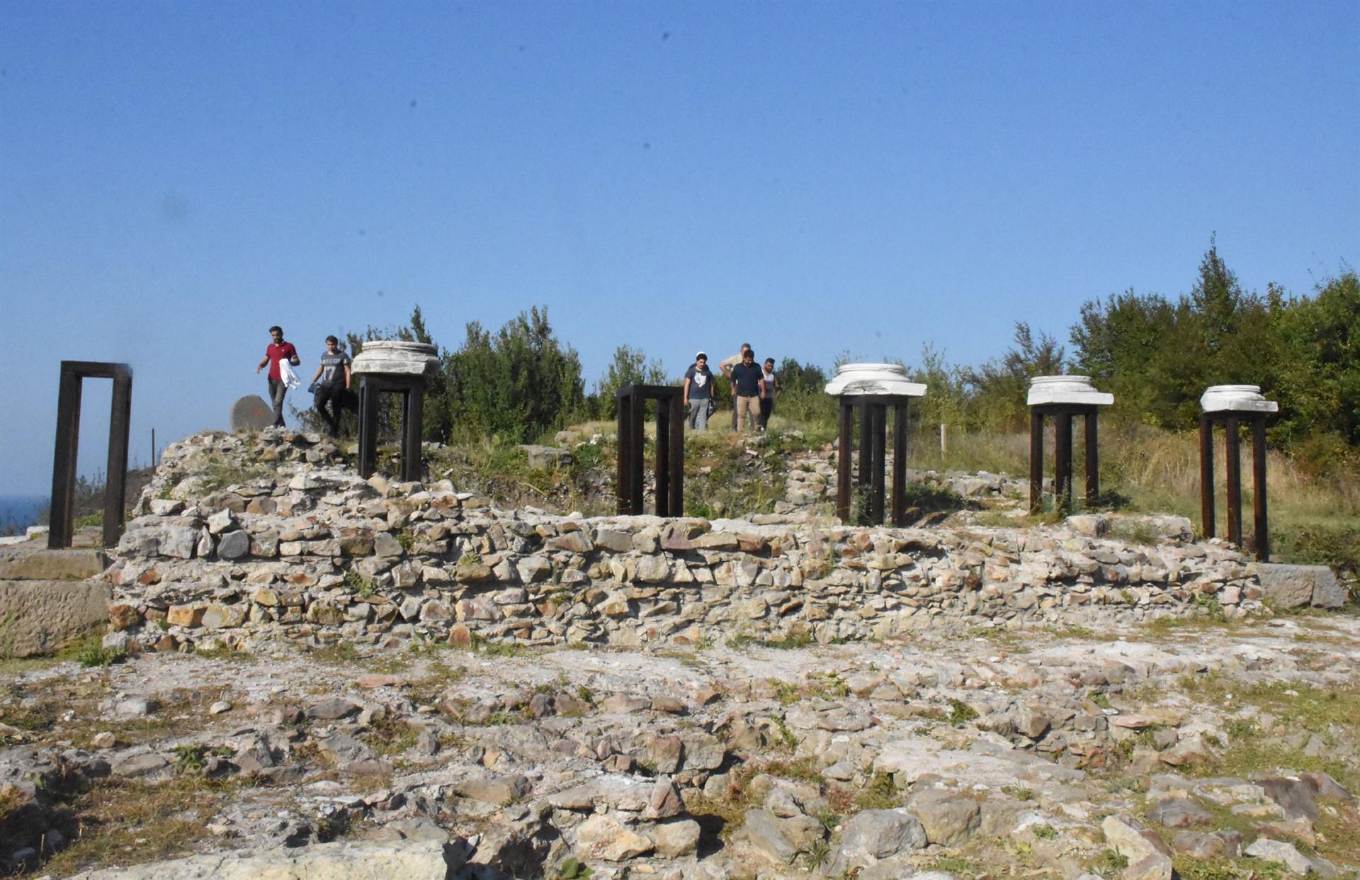 Roman Temple in Tieion unearthed