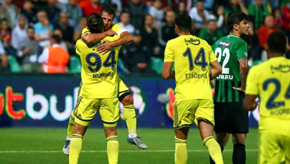 Fenerbahçe beat Denizlispor 2-1 in Turkish Super League