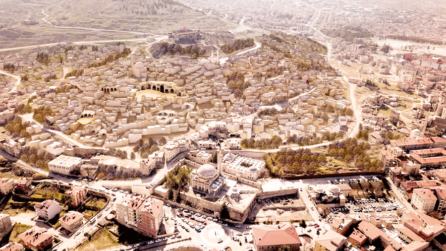 Historical settlement in Cappadocia to serve tourism
