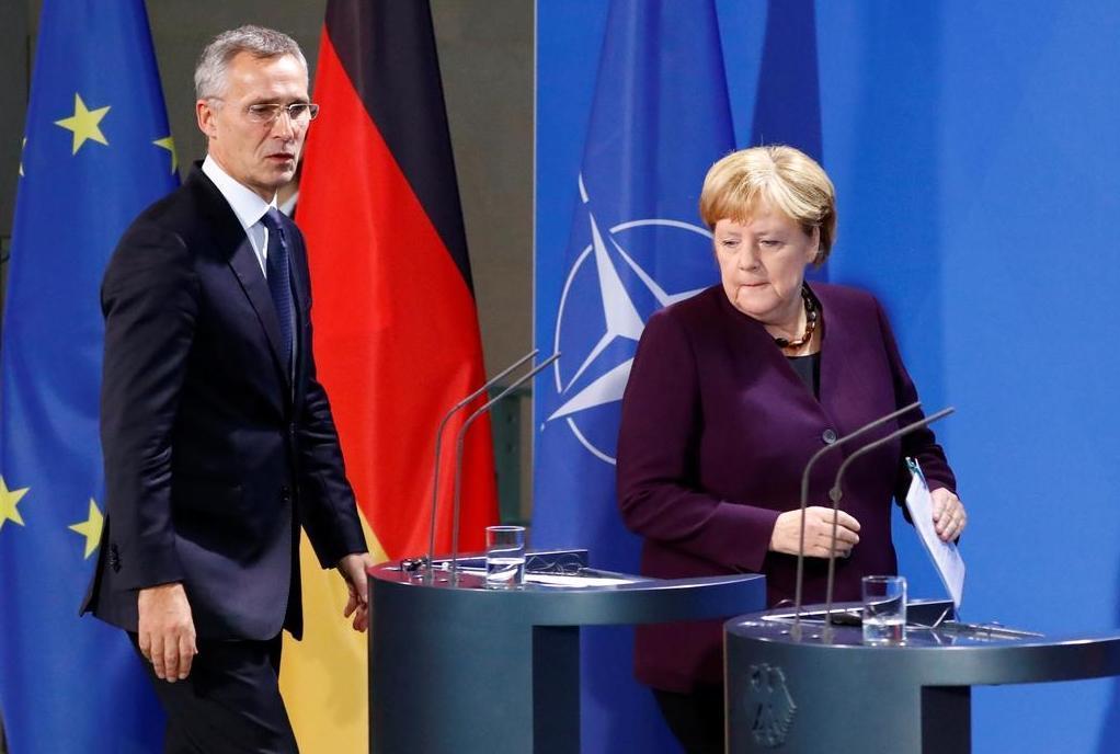 Merkel slams Macron for calling NATO brain dead